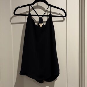 J. Crew Elegant Black Camisole Top